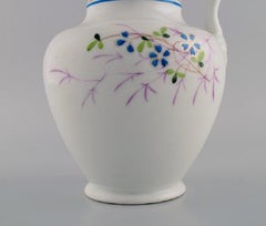 Antique Bing & Grøndahl Chocolate Jug in Porcelain Modelled with a Lion