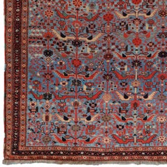 Antique Bird Design Rug - Late 19th Century Wool Room Rug