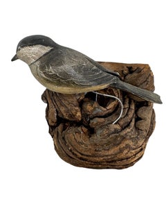 Antique Bird Viechtauer Hand Carved Wood Black Forest Folk Art Austria
