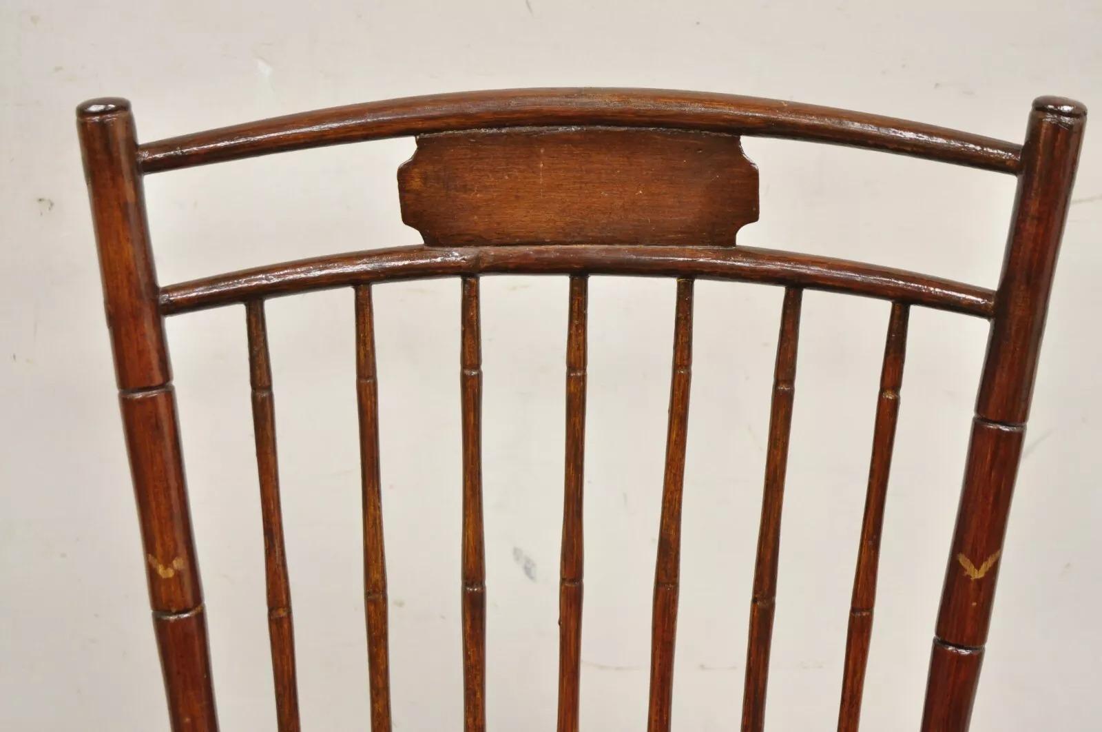 Unknown Antique Birdcage Ash Windsor Lippincott Family Side Chair