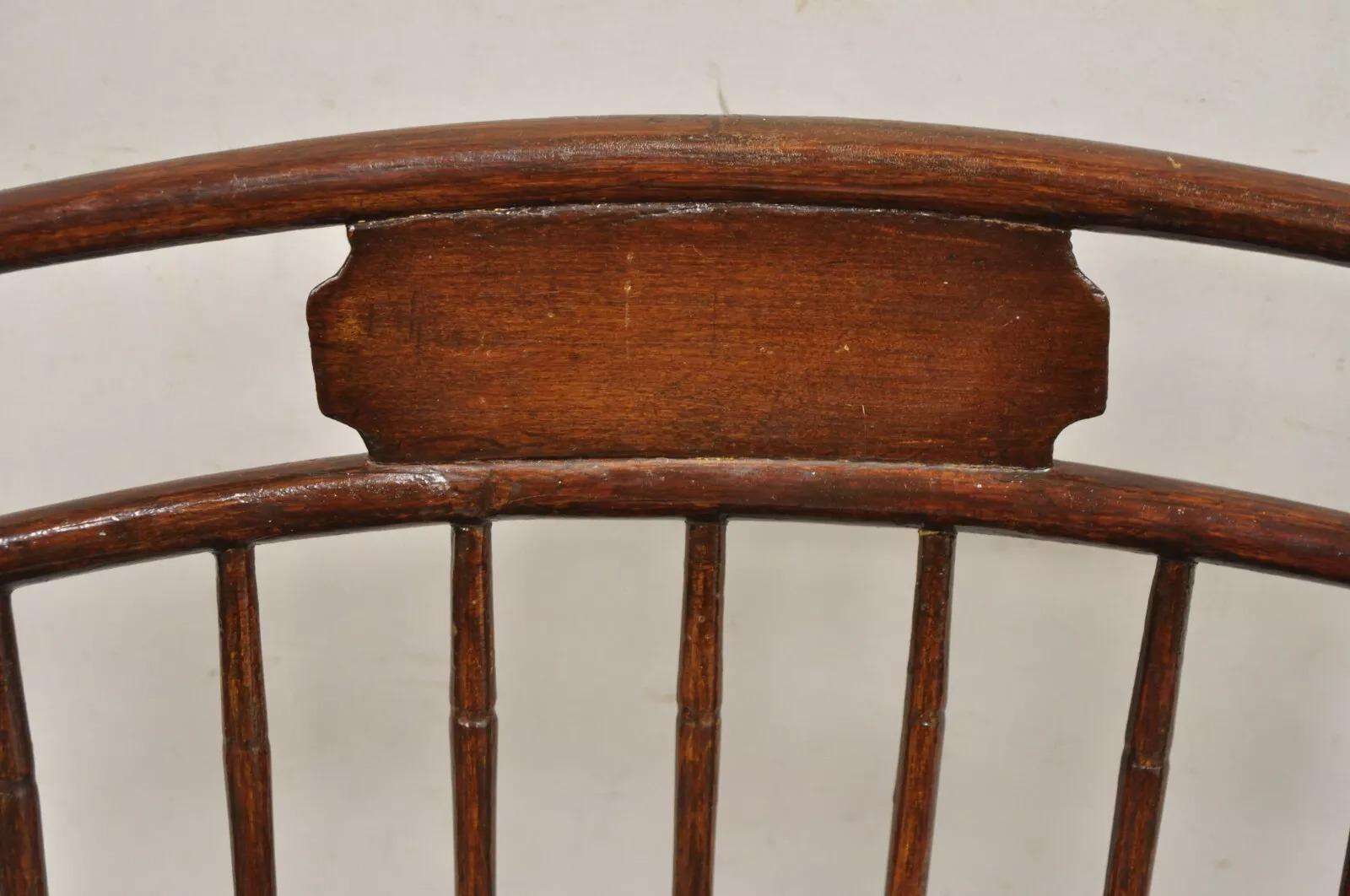 Antique Birdcage Ash Windsor Lippincott Family Side Chair 3