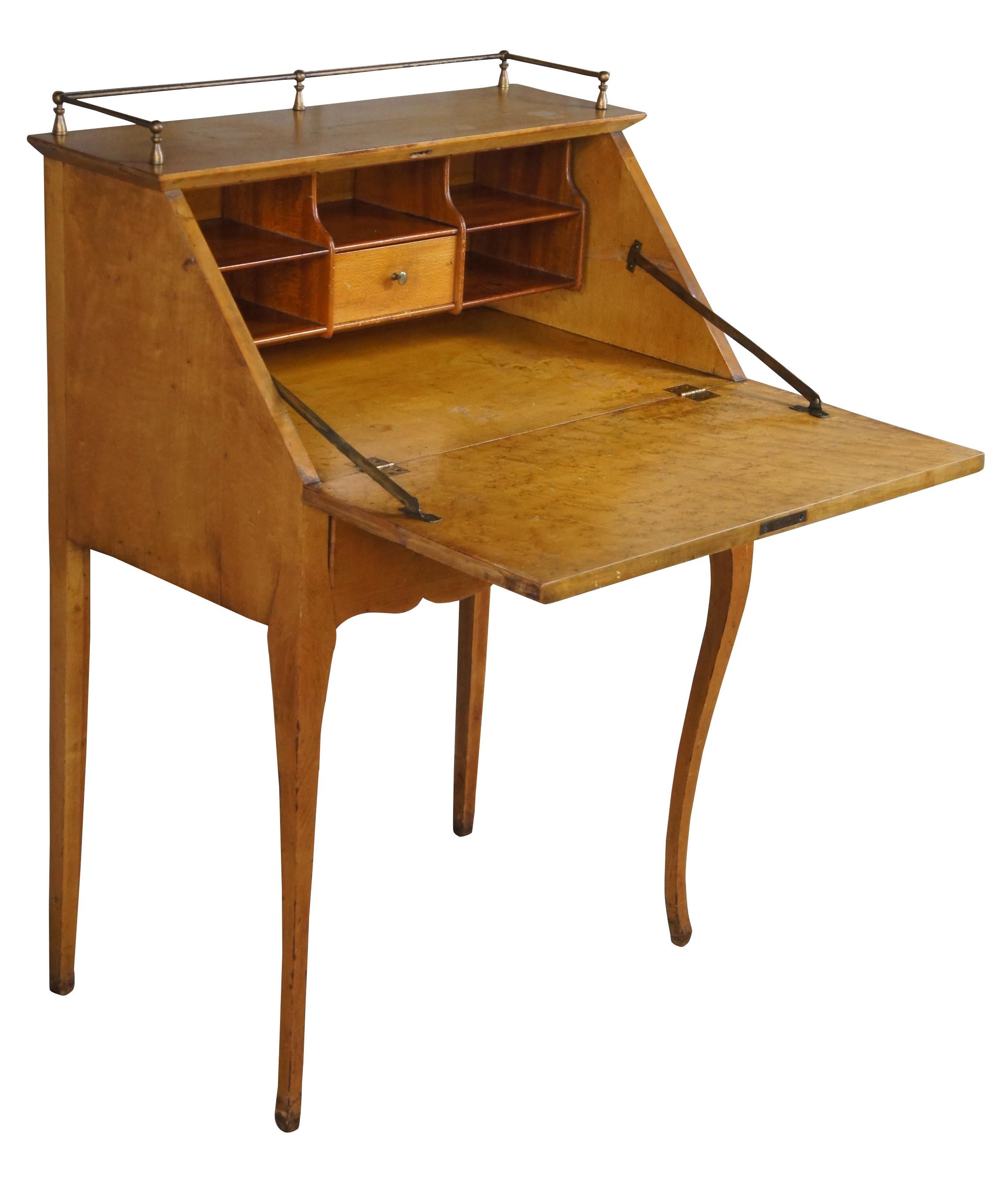 antique maple desk