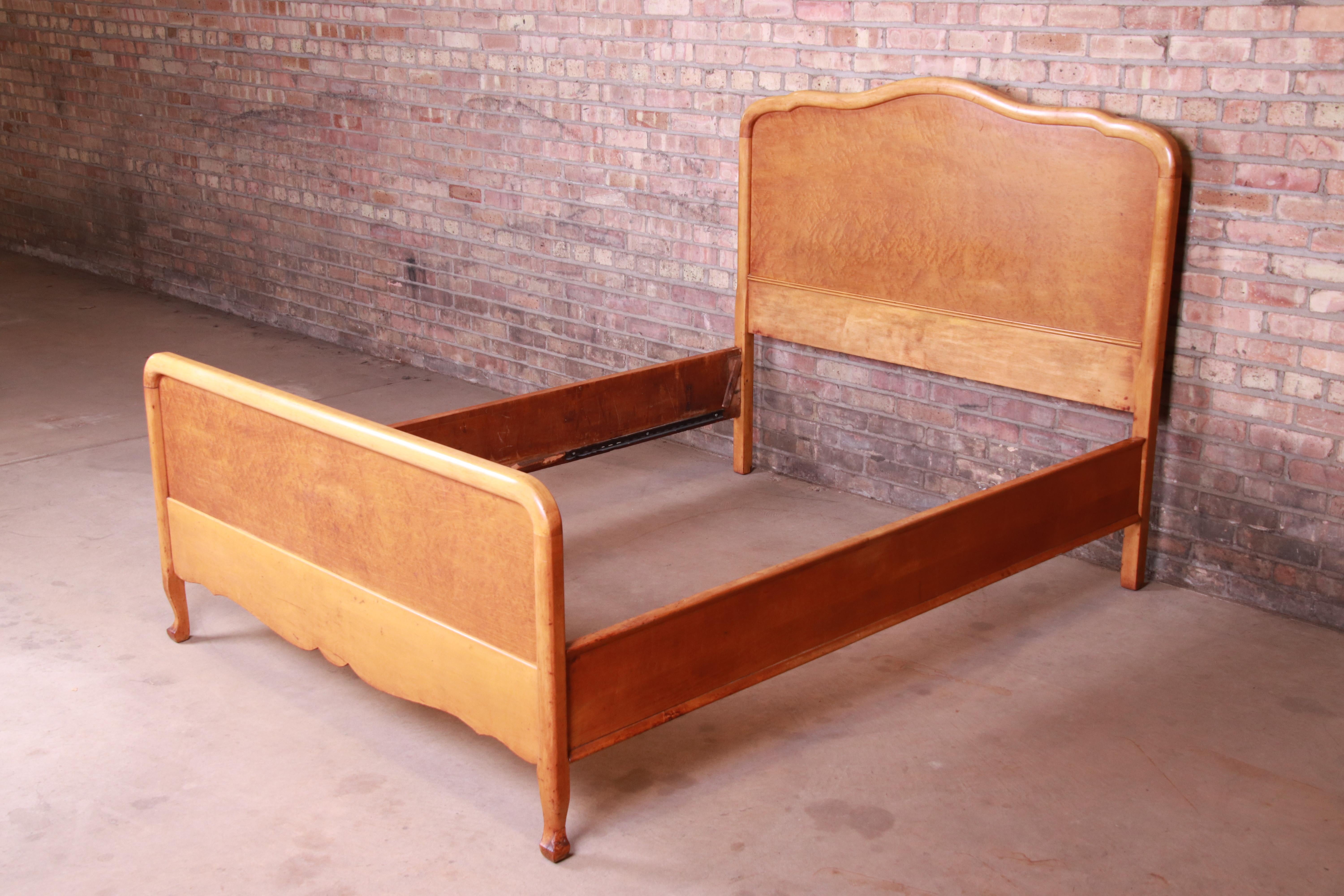 antique maple bed