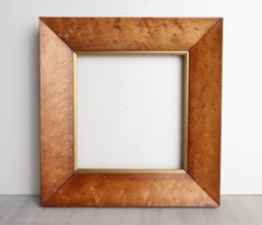 Antique Birdseye Maple Picture Frame. English, 19th Century