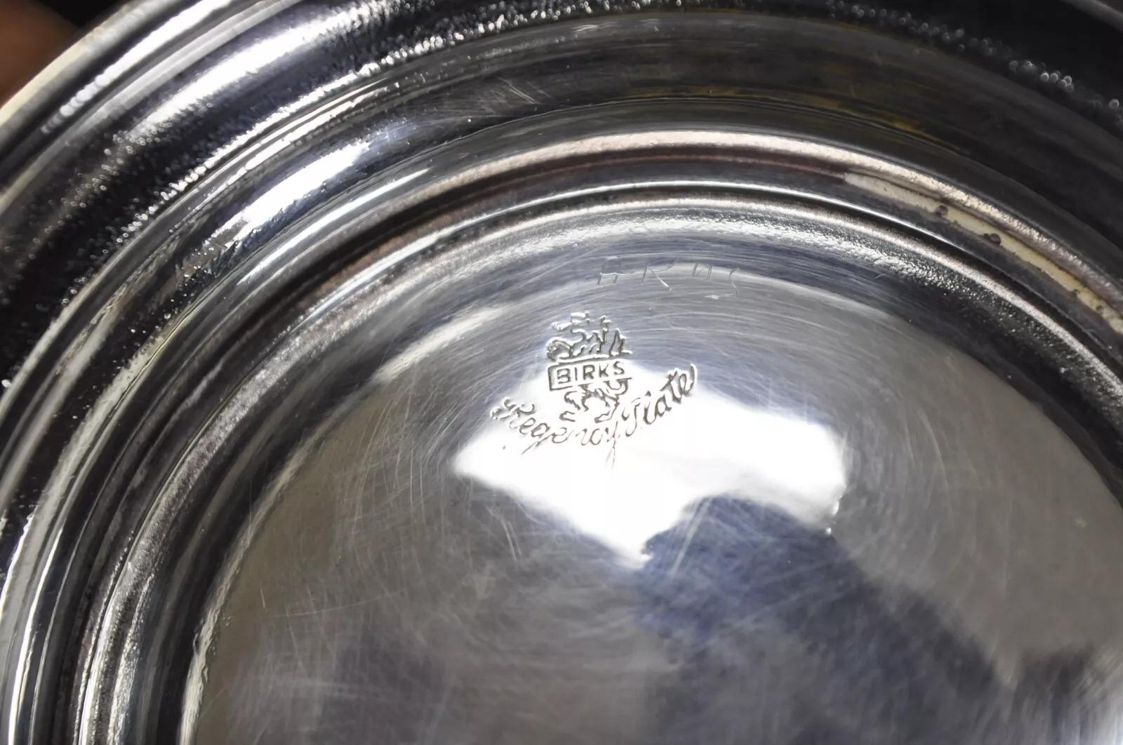 Antico set di teiere Birks Regency placcato in argento - Set da 3 pezzi in vendita 4