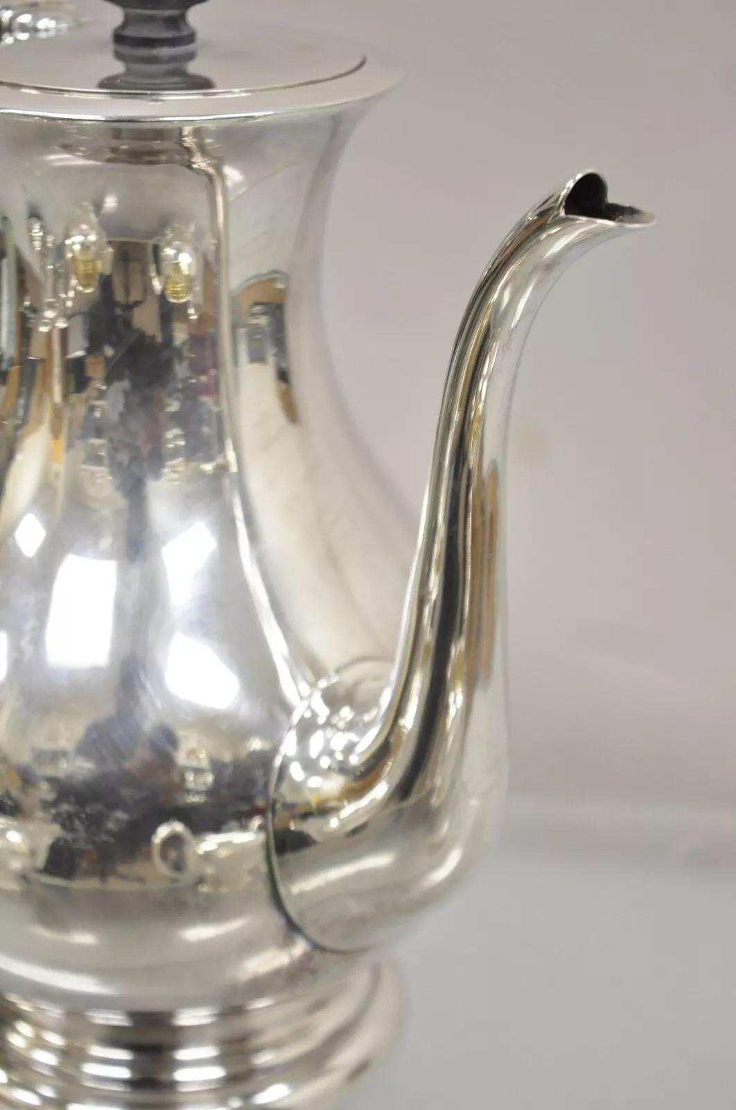Antico set di teiere Birks Regency placcato in argento - Set da 3 pezzi in vendita 5