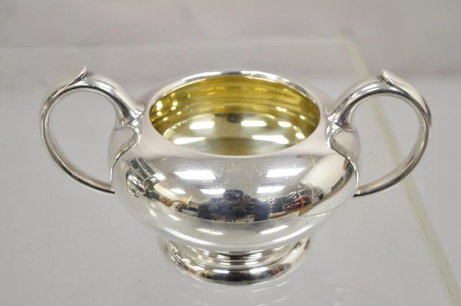 Antico set di teiere Birks Regency placcato in argento - Set da 3 pezzi in vendita 2