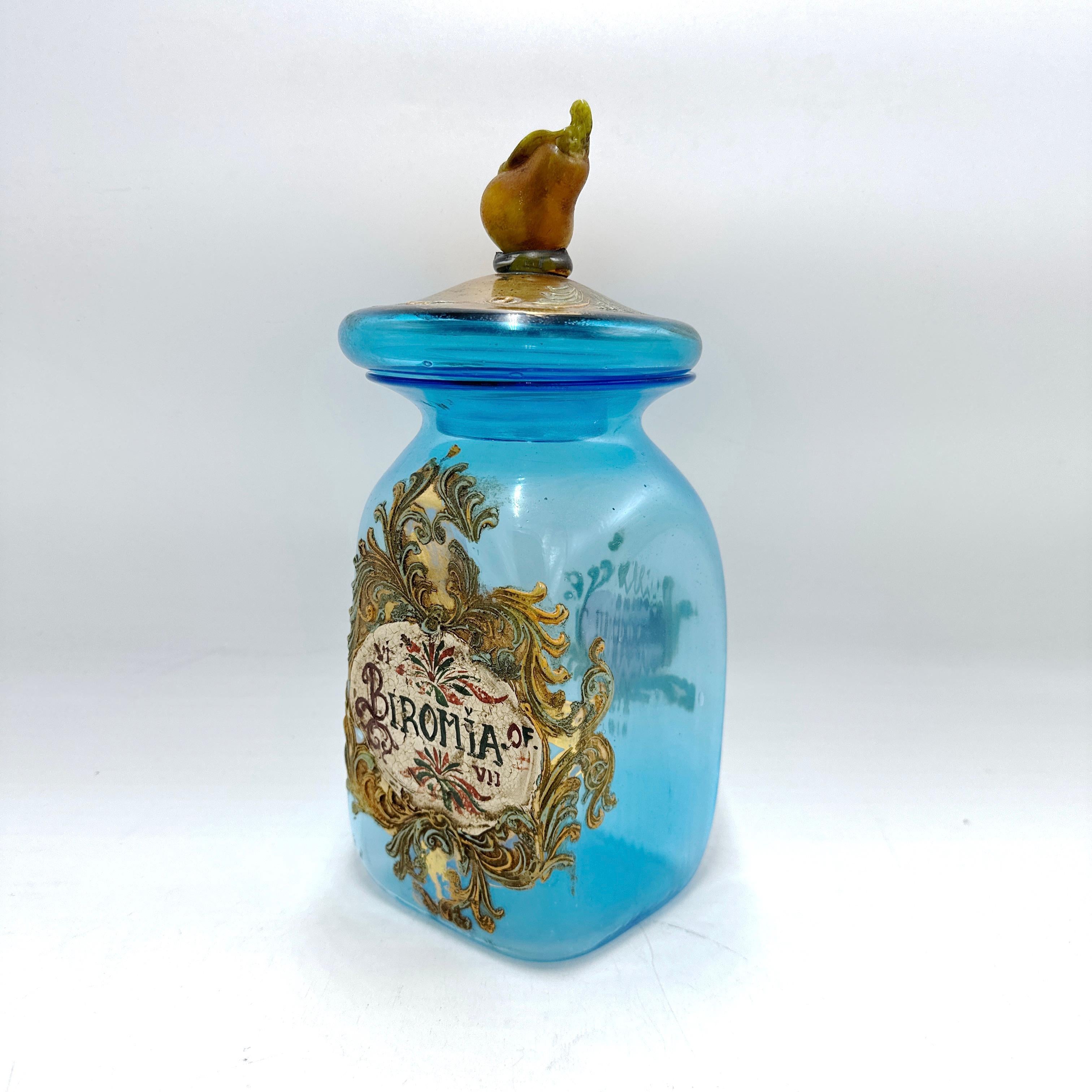 Antiguo Botiquín de Farmacia Italiano de Murano 