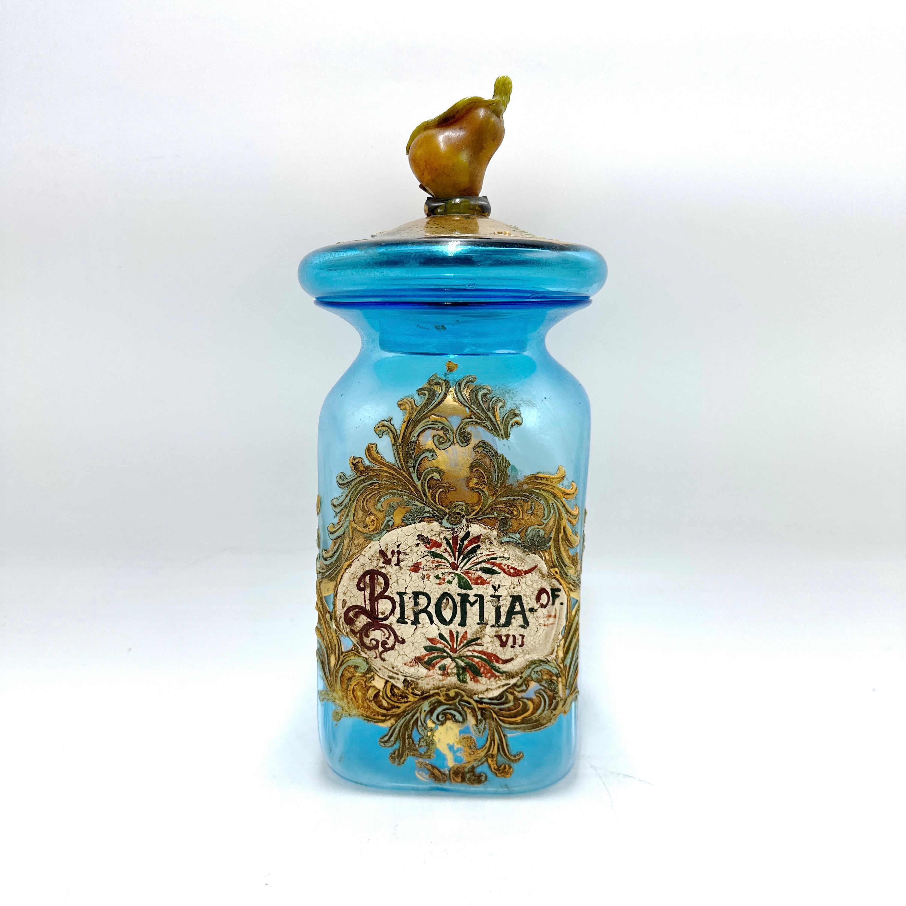 Antiguo Botiquín de Farmacia Italiano de Murano 