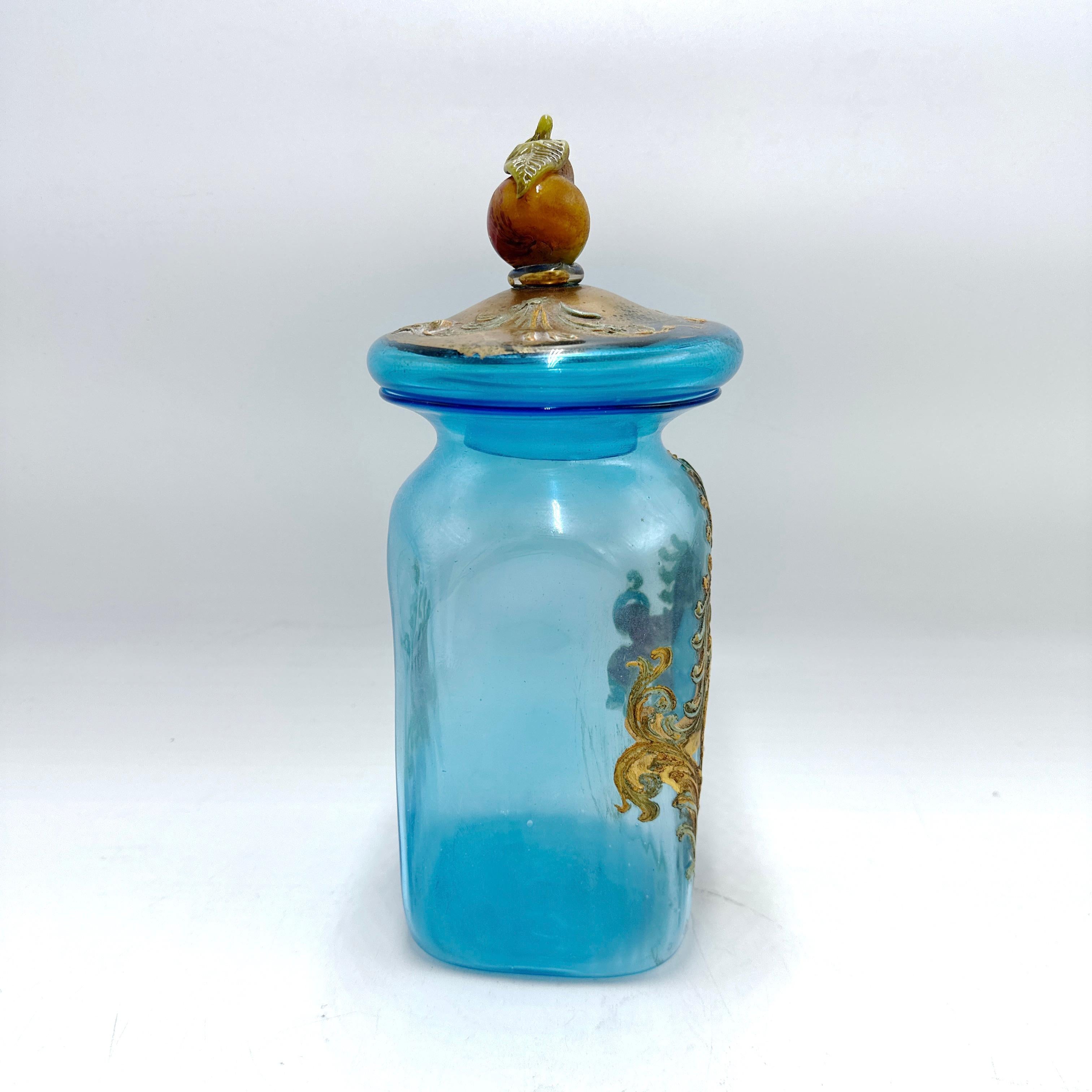 Antiguo Botiquín de Farmacia Italiano de Murano 