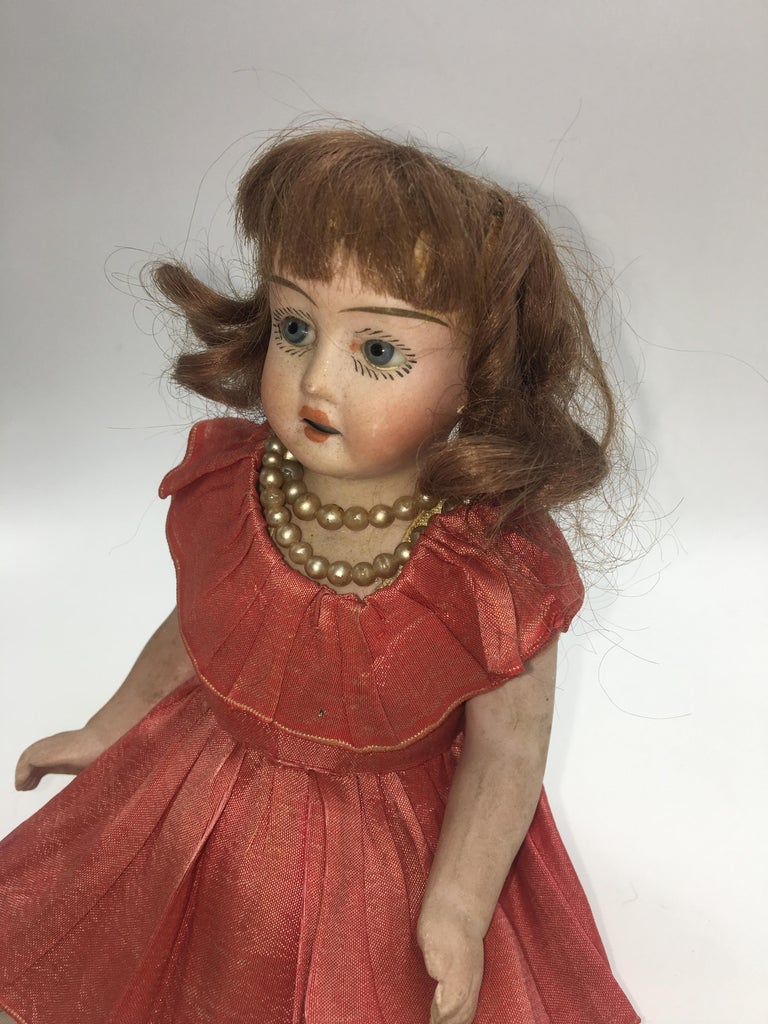 Antique Bisque Ceramic Doll, circa 1920 For Sale at 1stDibs