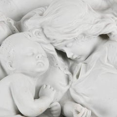 Antique Bisque Figural "Le Nid" by Aristide-Onésime Croisy