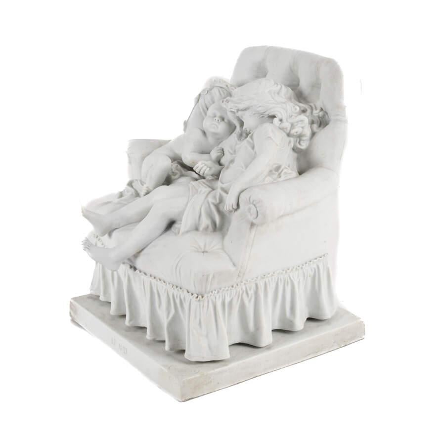 Antike Biskuit-Figur 