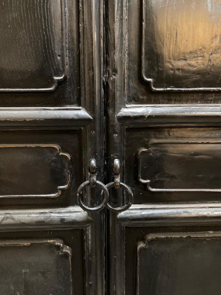 Antique Black Armoire at 1stDibs