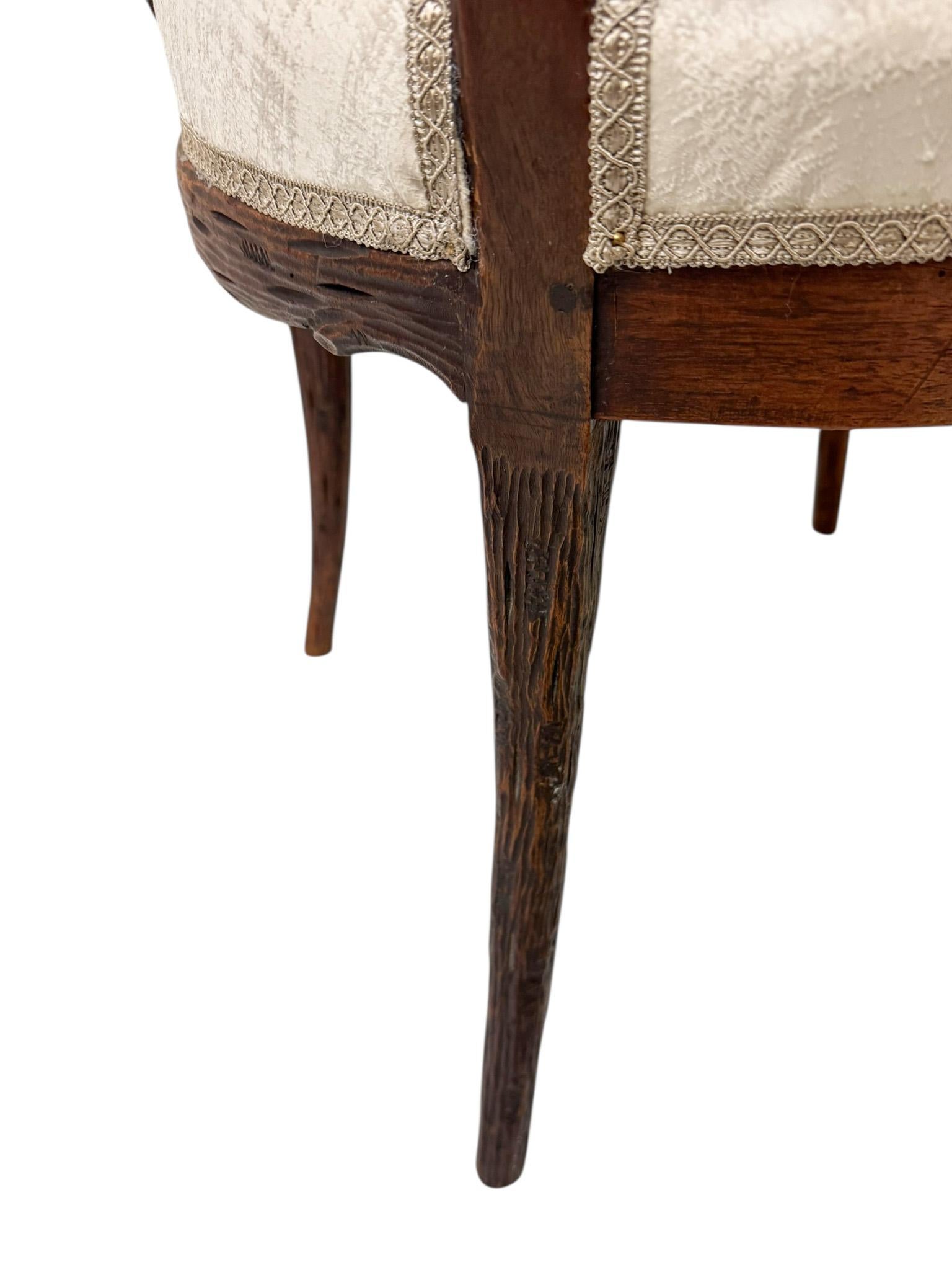 Tissu Fauteuil ancien Black Forest par Matthijs Horrix pour Horrix DEN, années 1880 en vente