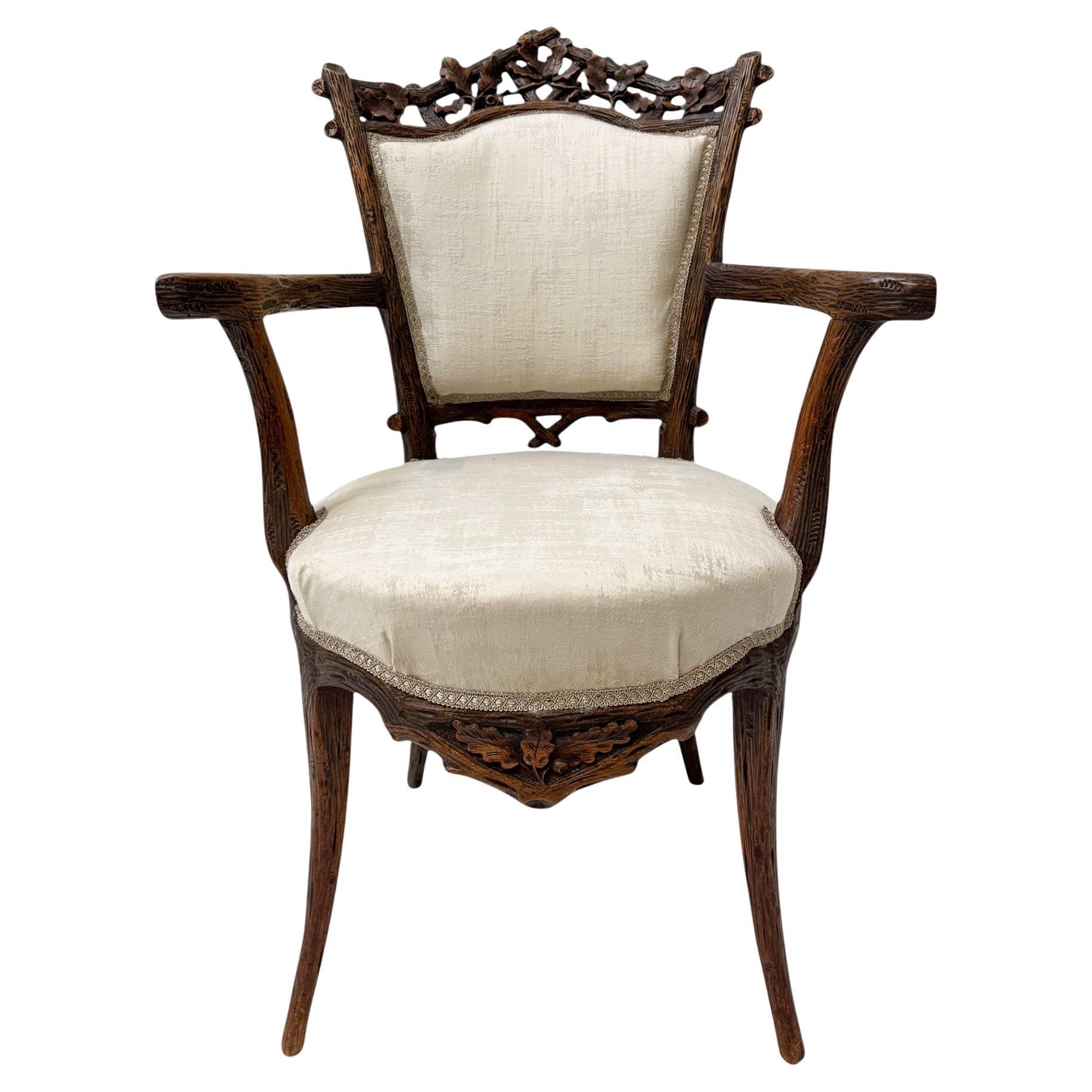 Fauteuil ancien Black Forest par Matthijs Horrix pour Horrix DEN, années 1880