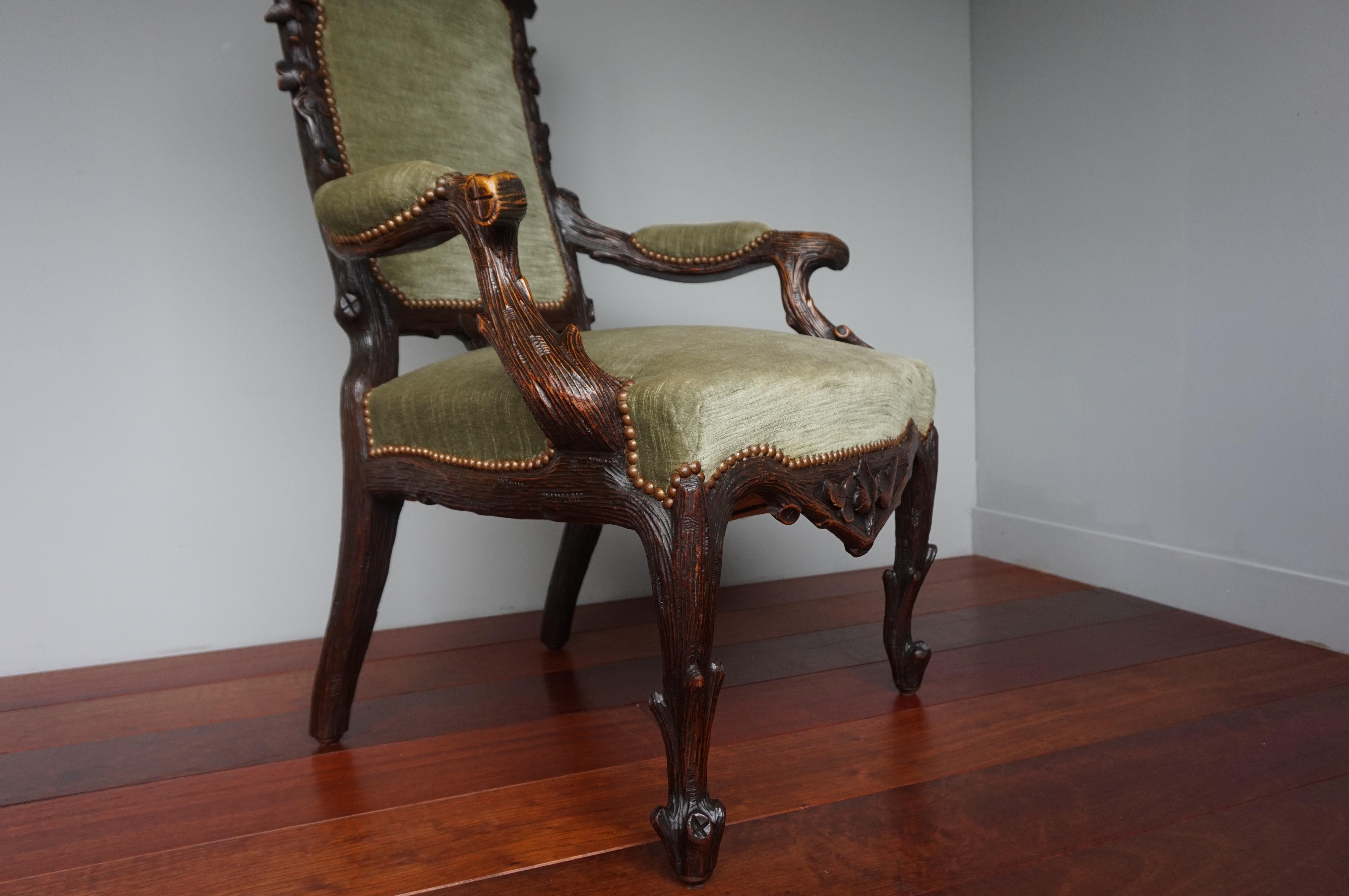 antique reading chair