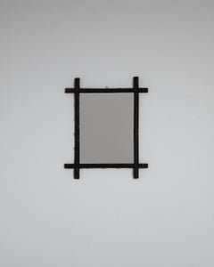 Antique Black Forest Austrian Wall Mirror