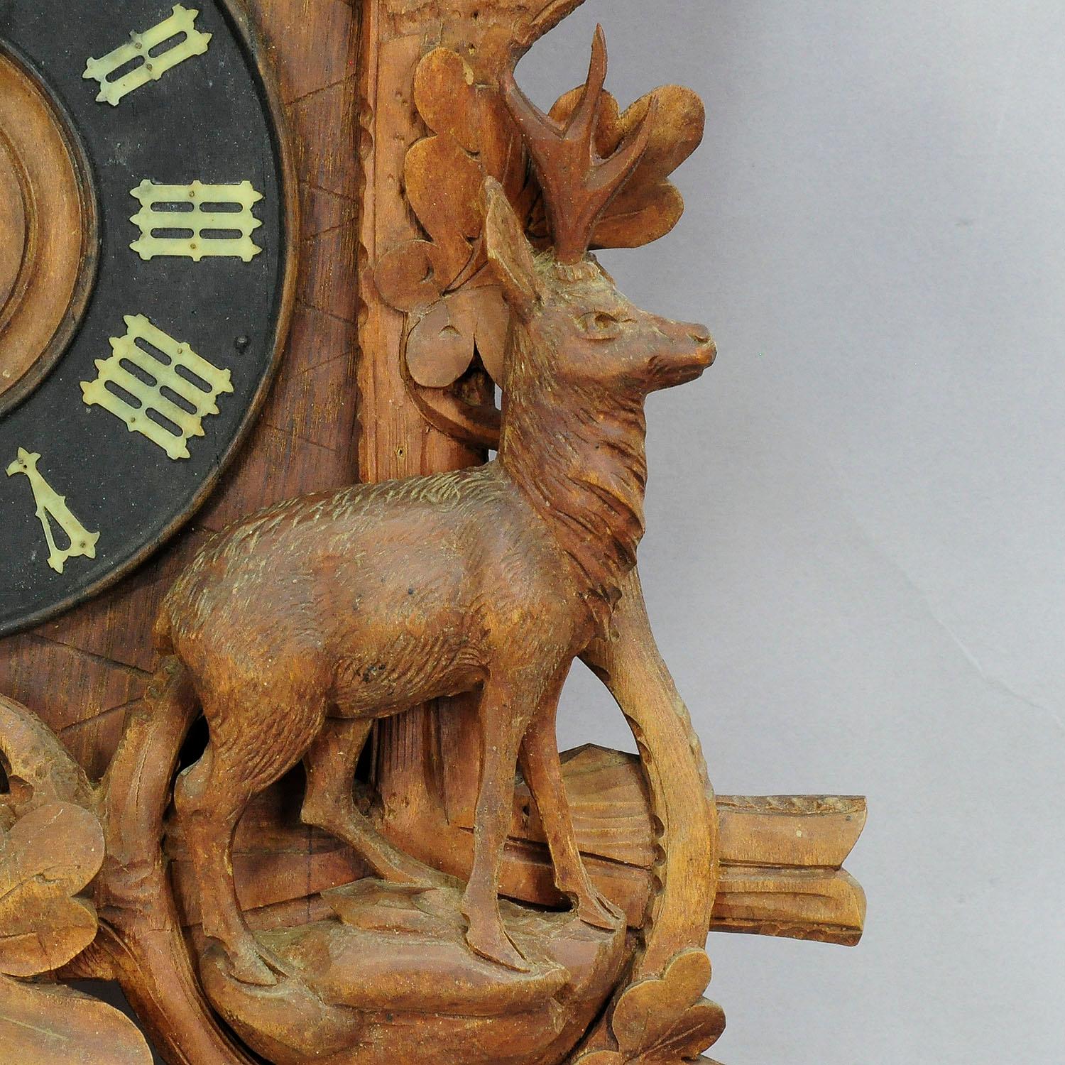 cuckoo clock deer