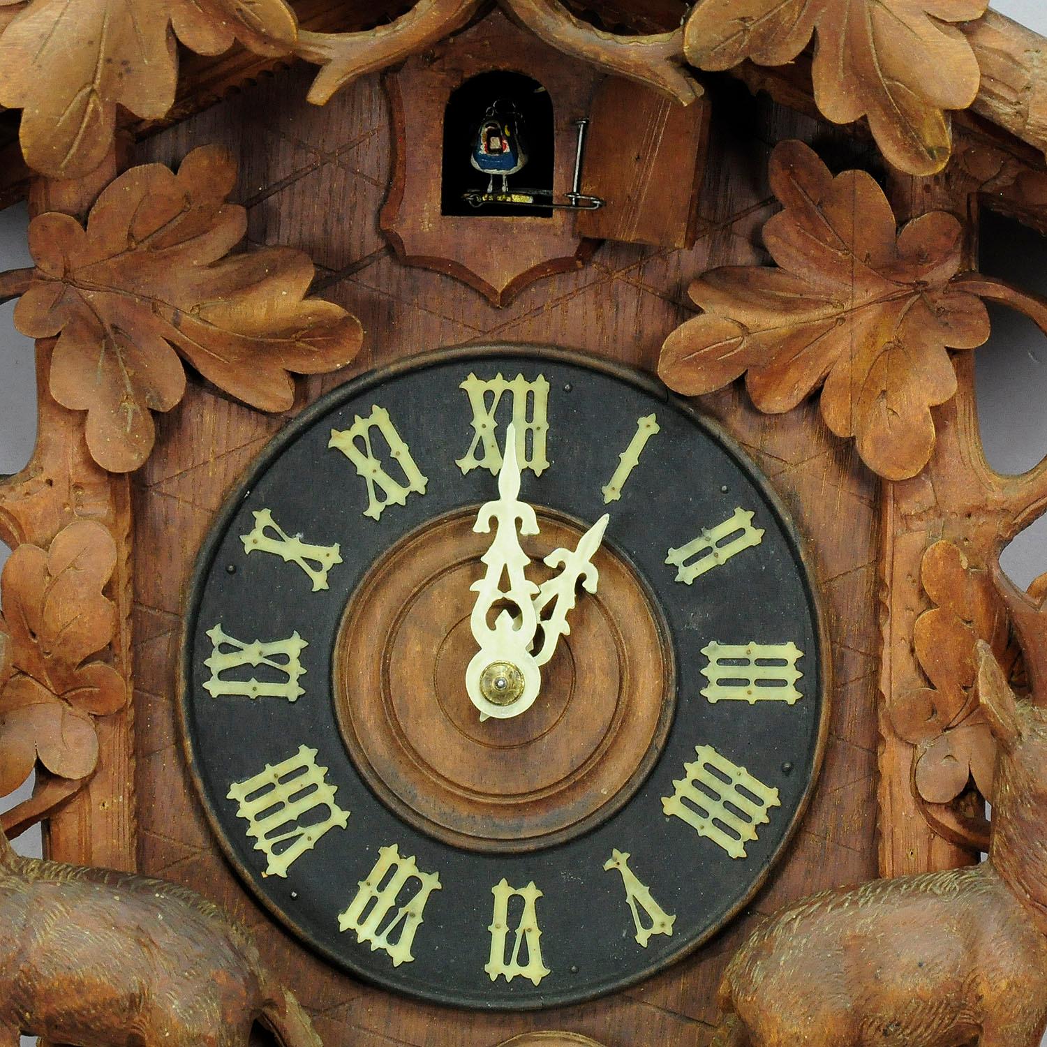 antique black forest cuckoo clock