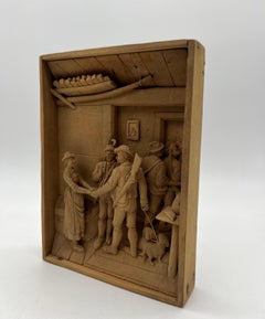 Antique Black Forest Carving Rare 19th Century