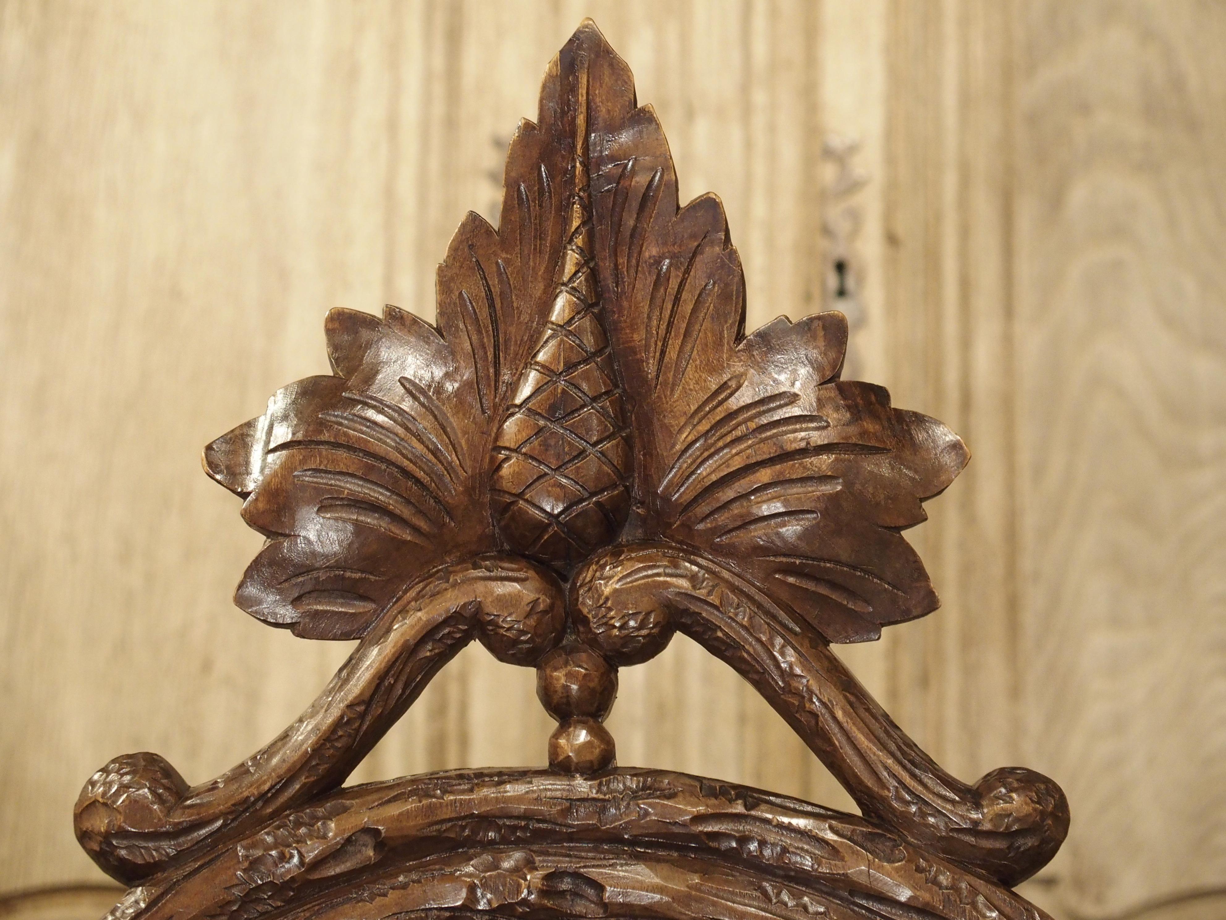 Antique Black Forest Firescreen from France, circa 1900 6