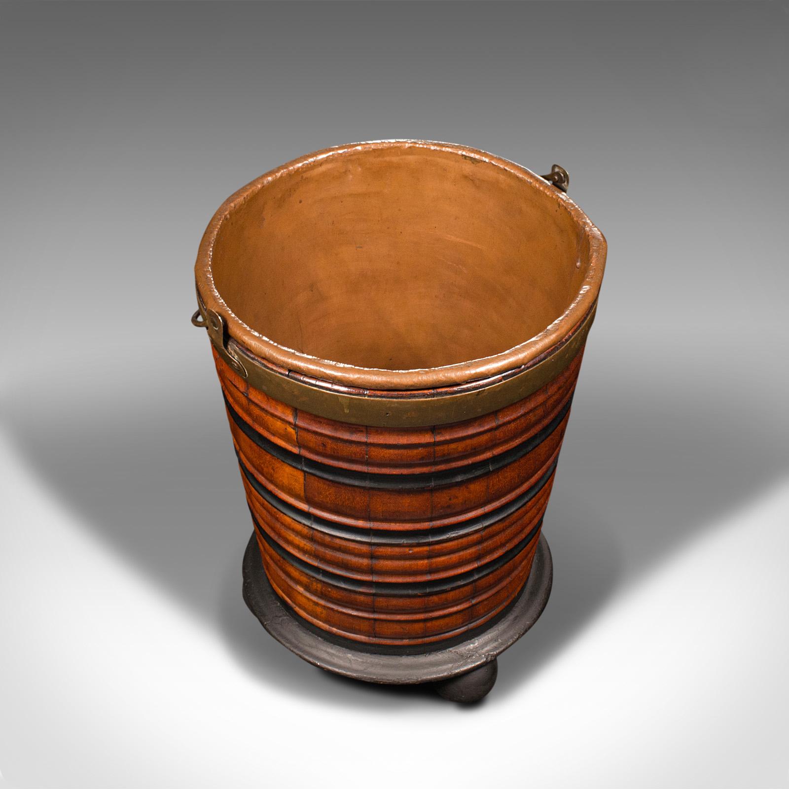 19th Century Antique Black Forest Fireside Bin, German, Coal, Log Store, Planter, Victorian