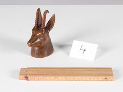 Encrier ancien de la Forêt-Noire, bois, 1920-1930