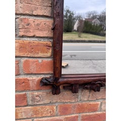 Antique Black Forest Mirror