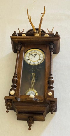 Antique Black Forest Pendulum Wall Clock 31 Days