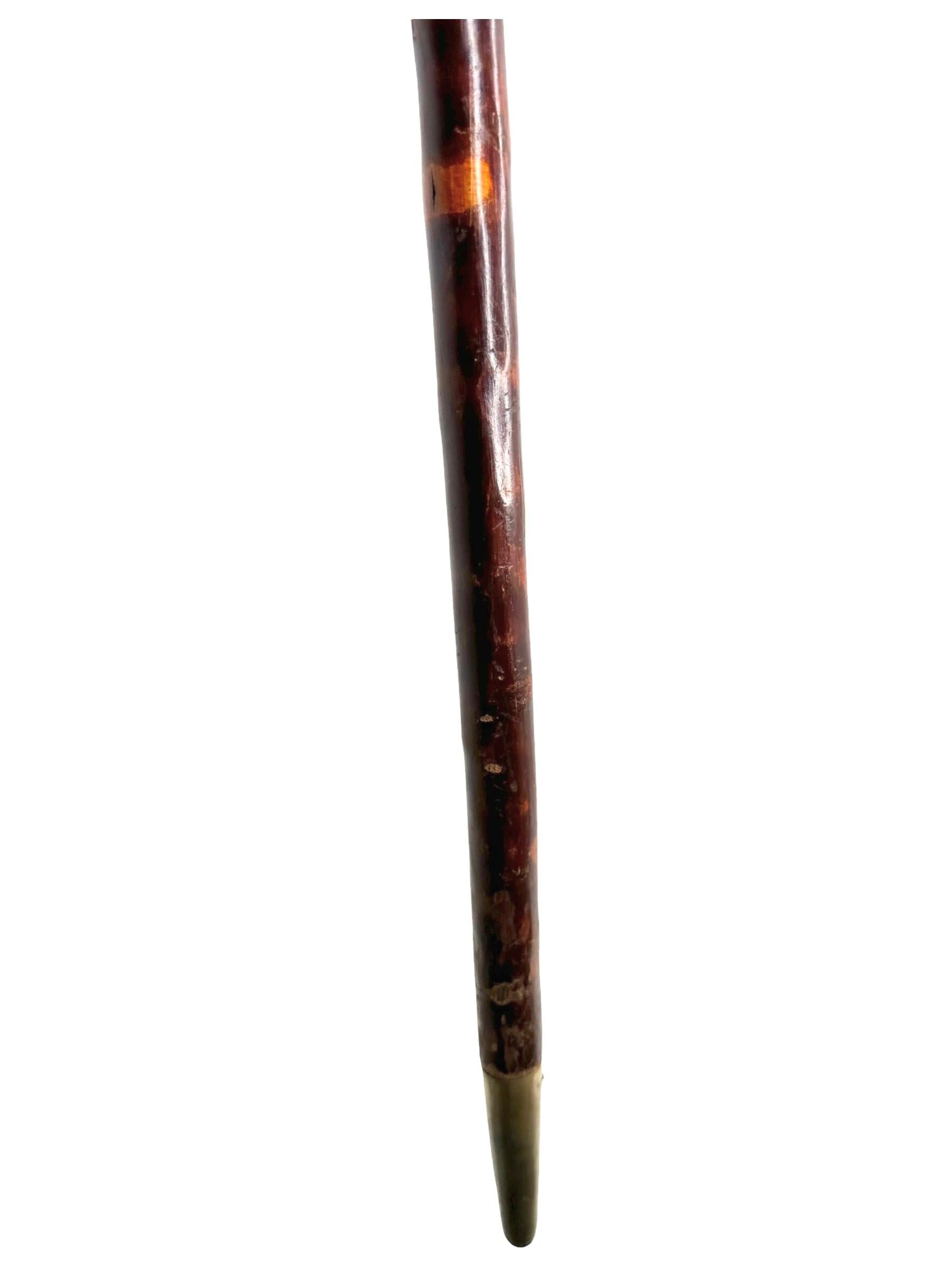 Antique Black Forest Wood Carved Scotty Dog Walking Stick Cane, 1900s, Germany For Sale 6