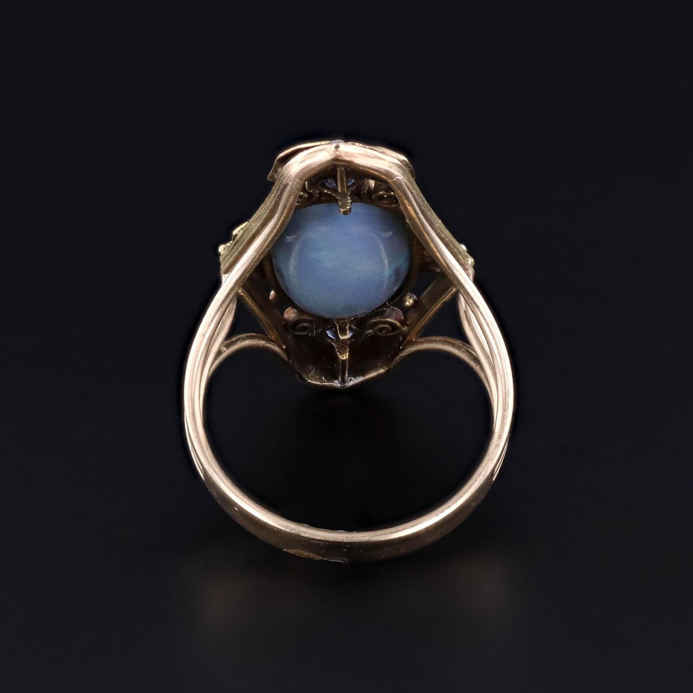 Bague ancienne en or 14k et 18k Bon état - En vente à Lewisburg, PA