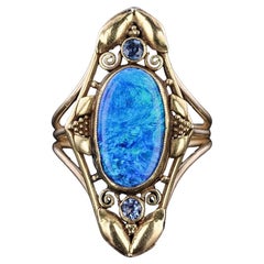 Bague ancienne en or 14k et 18k