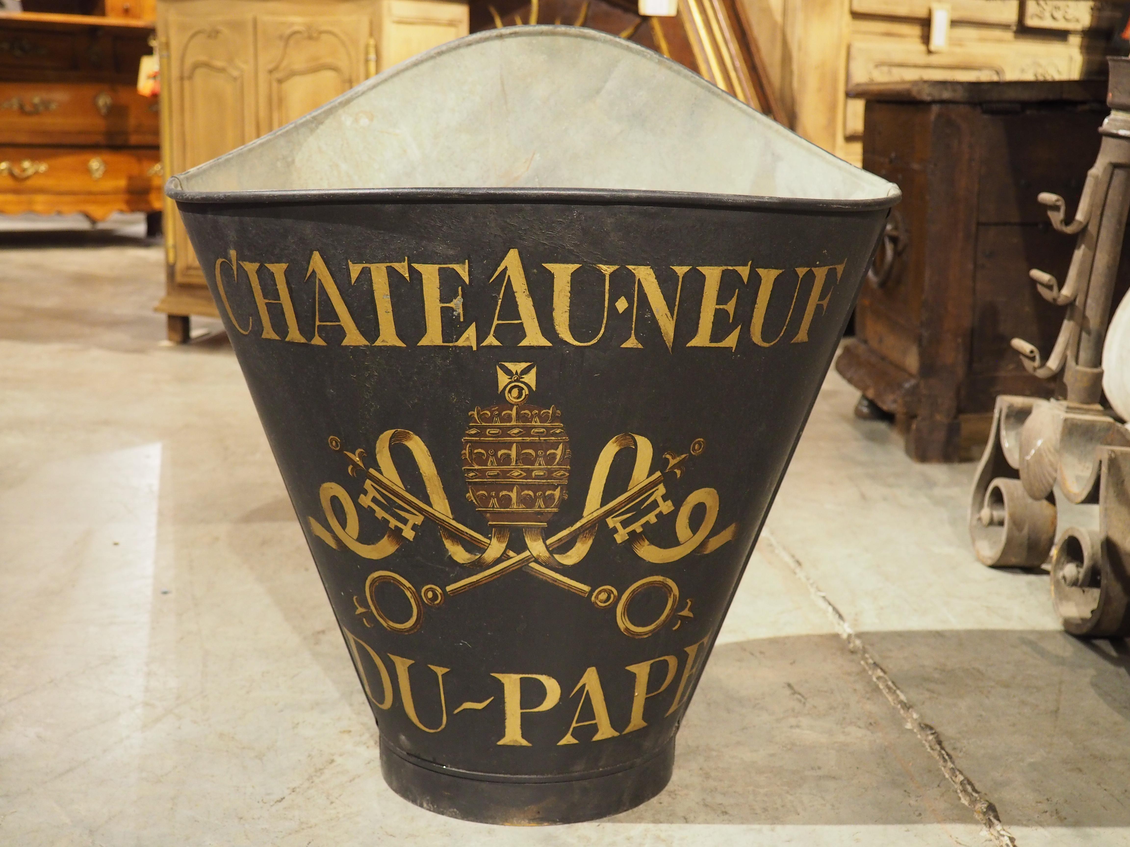 Antique Black Painted French Wine Hotte from the Haute-Garonne 2