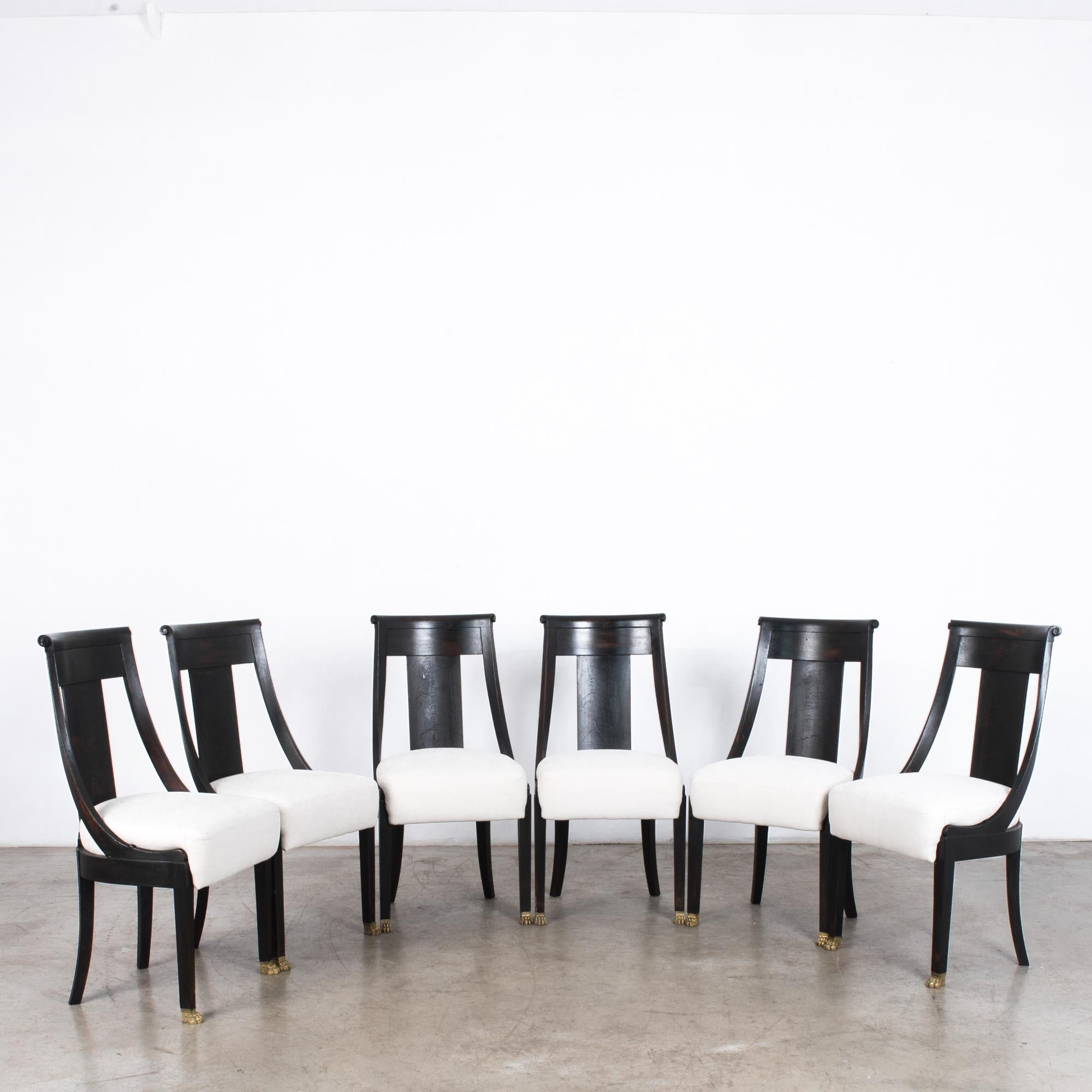 black french provincial dining chairs