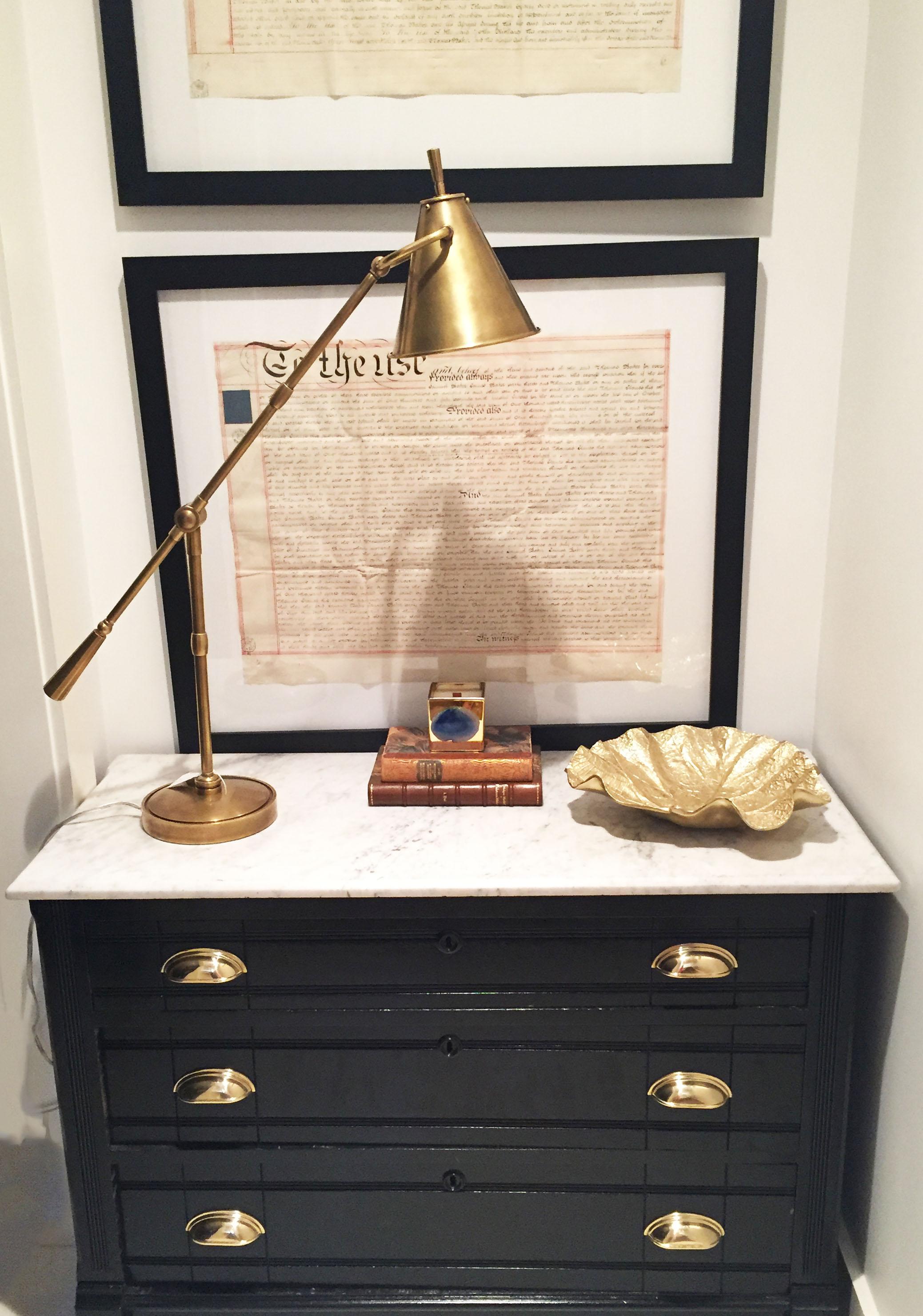 black victorian chest of drawers
