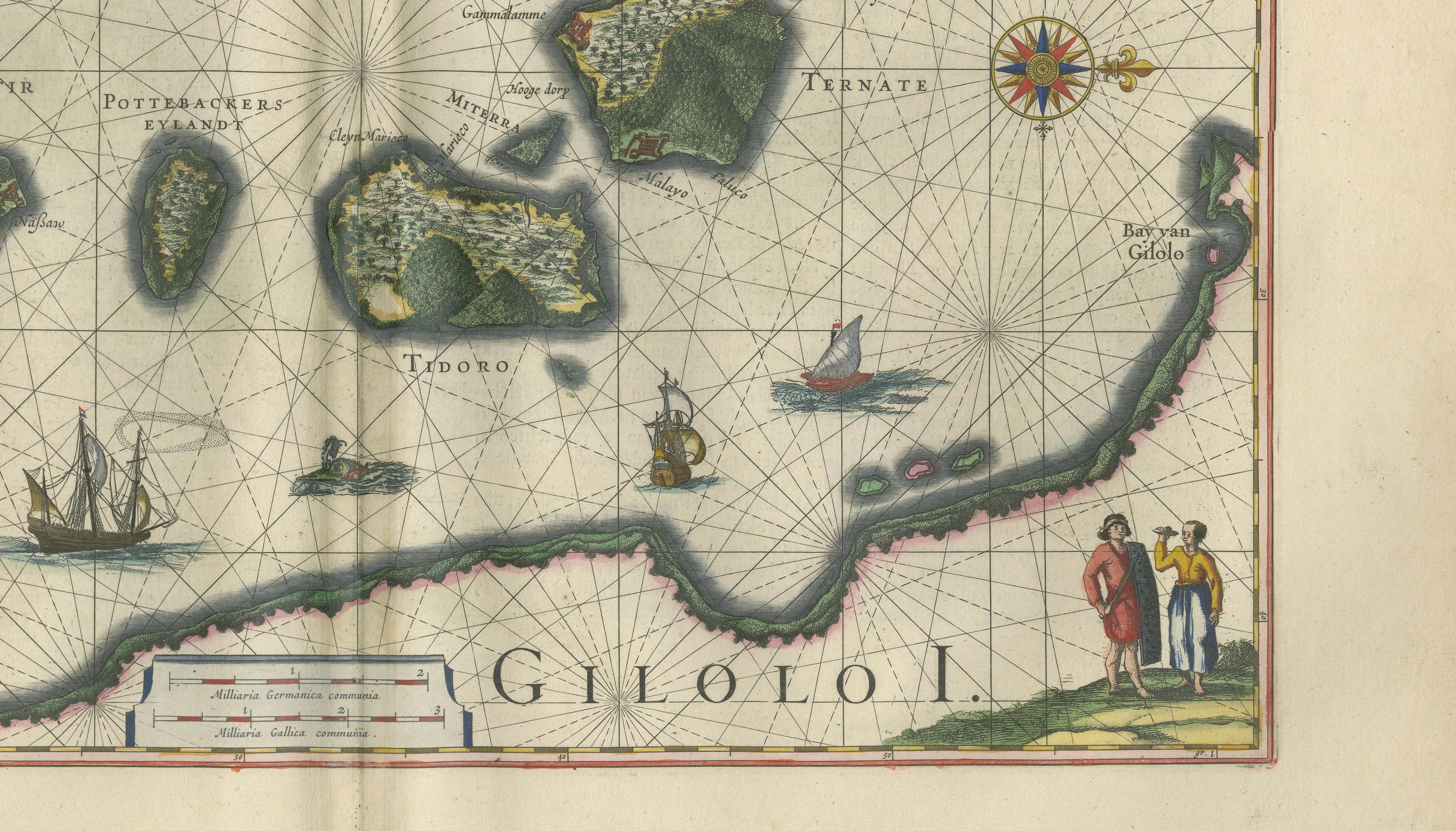 Antique Blaeu Maps, Indonesia & Moluccas – VOC Era, c.1642