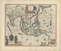 Antique Blaeu Maps, Indonesia & Moluccas – VOC Era, c.1642
