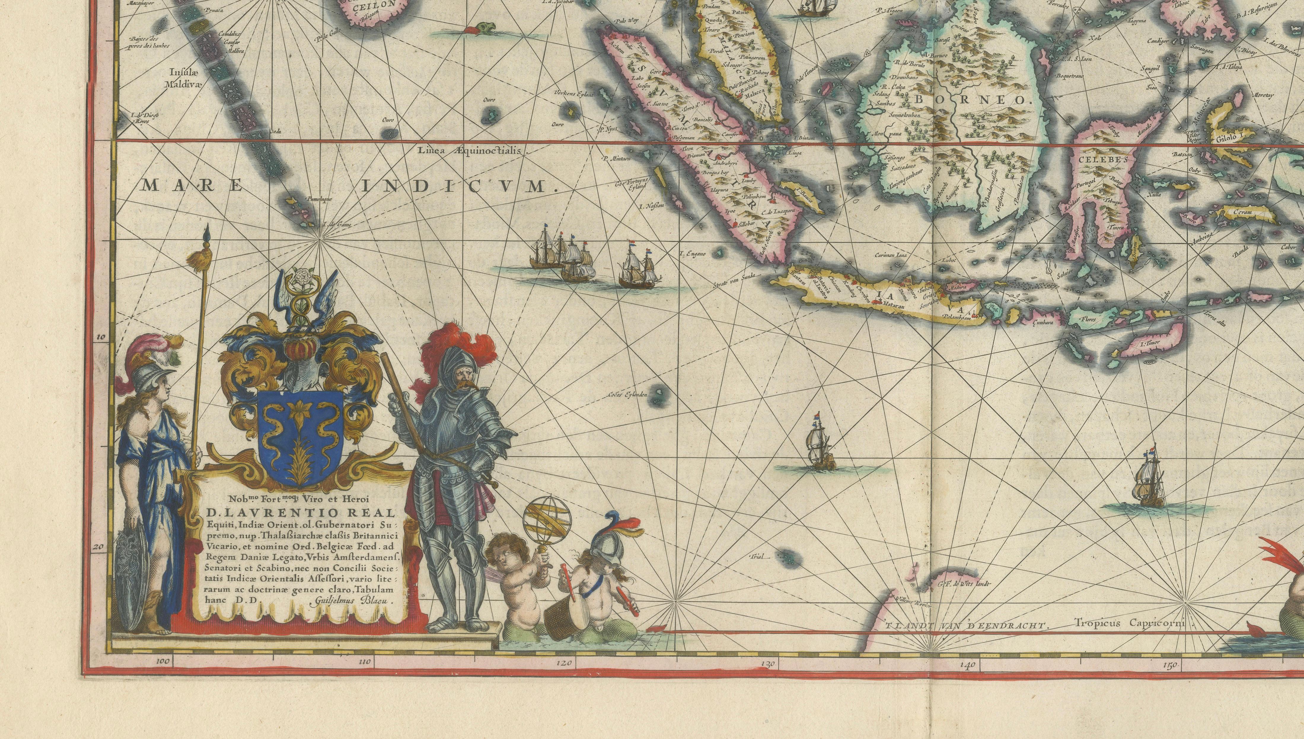 Antique Blaeu Maps, Indonesia & Moluccas – VOC Era, c.1642