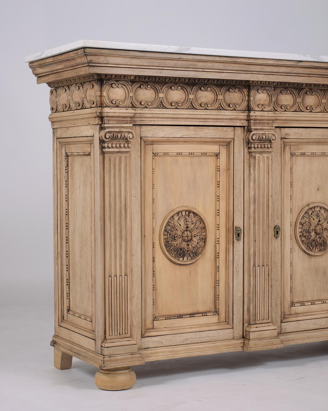 Antique Bleached Cabinet 6