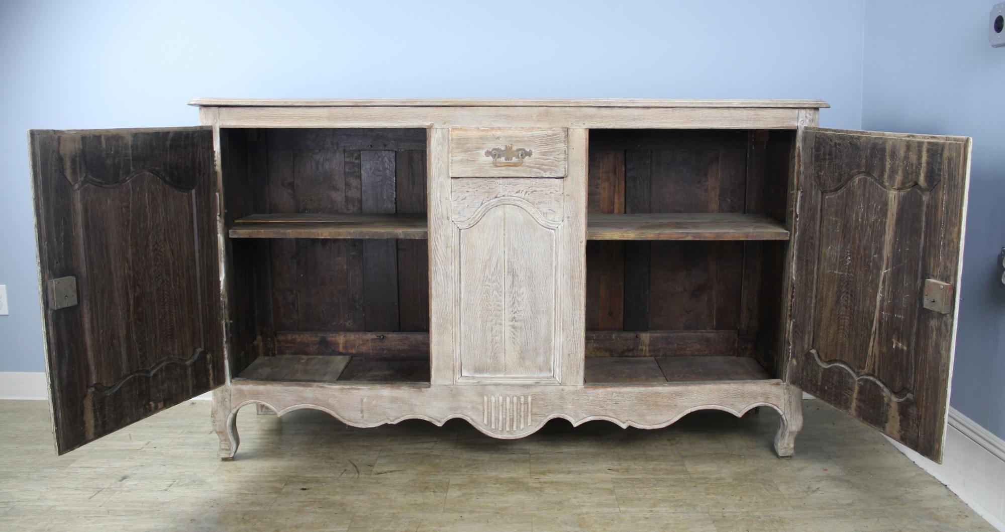 bleached oak sideboard