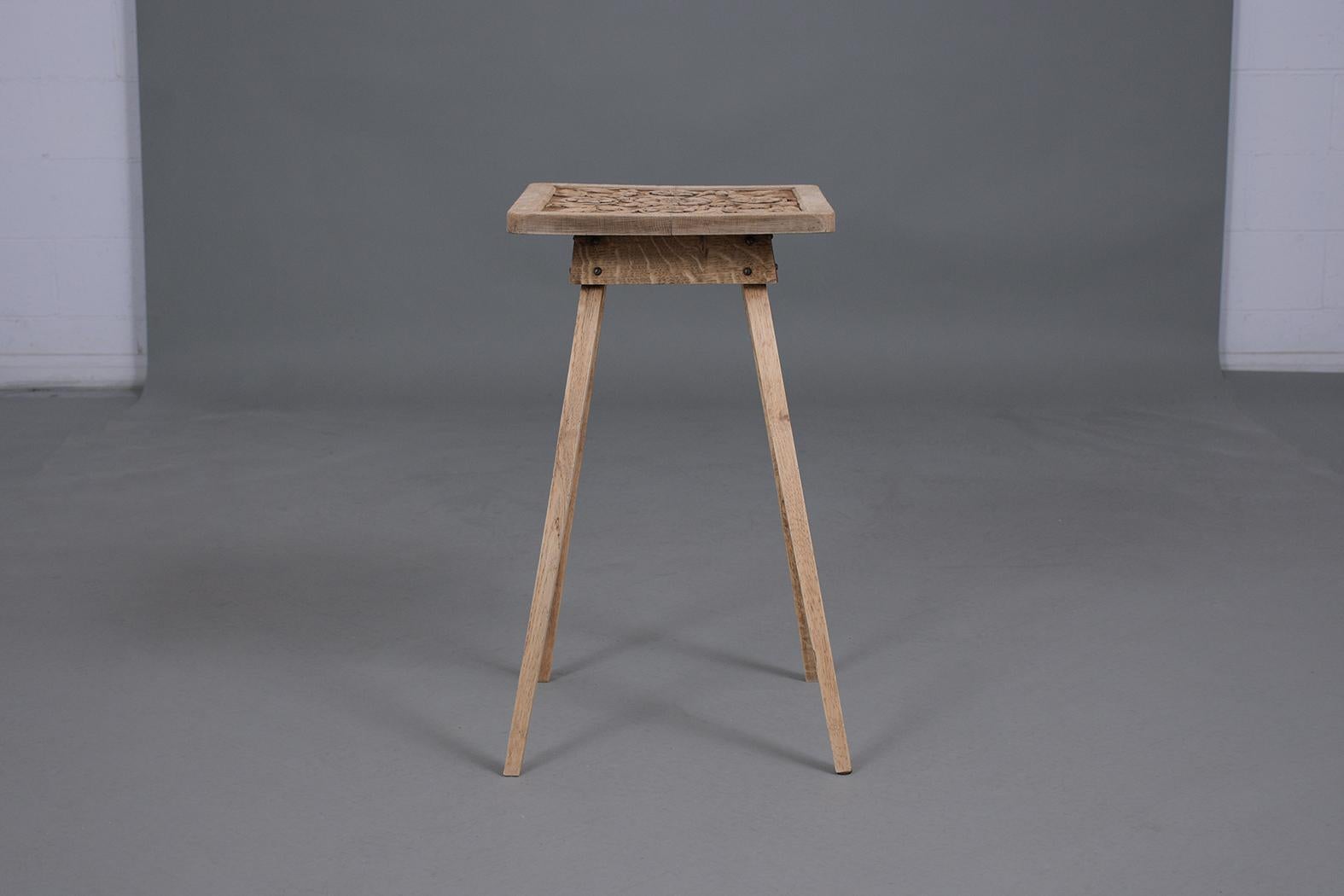 Wood 1870's European Walnut Pedestal Table