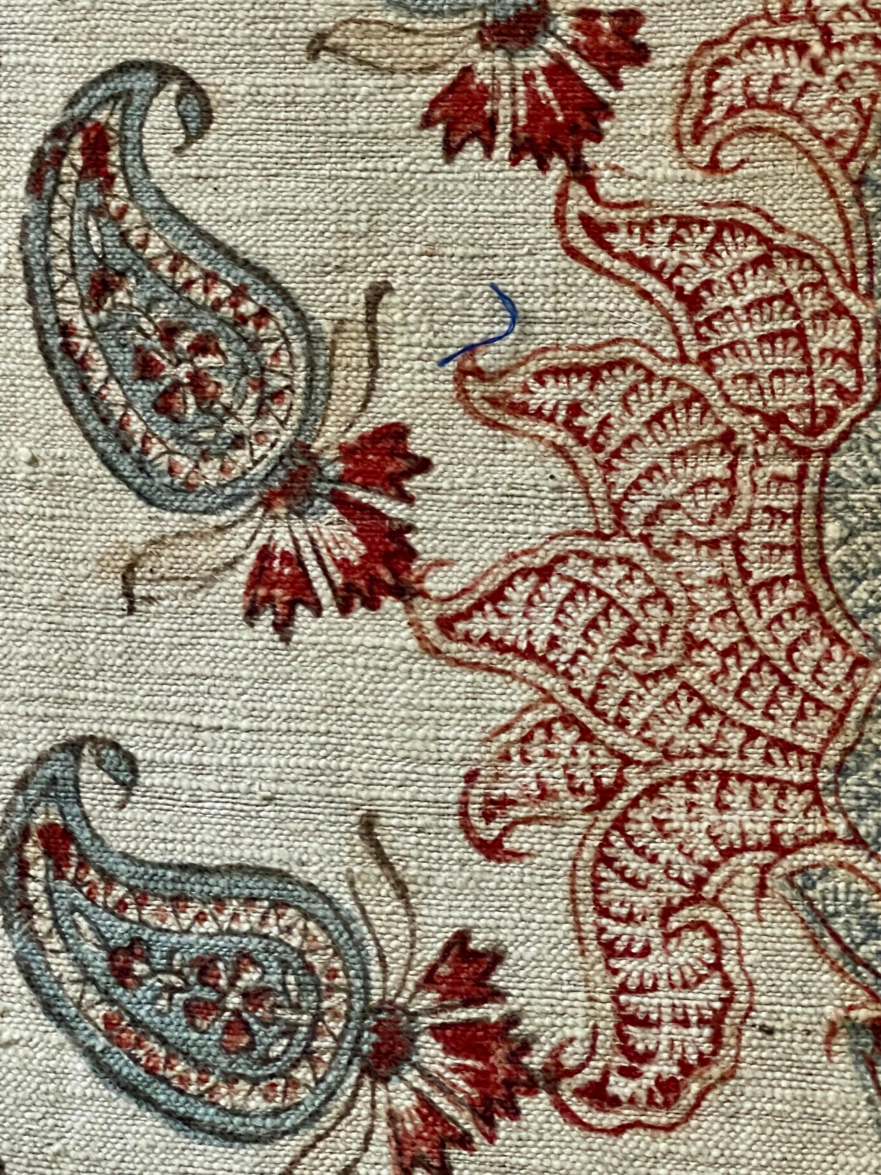 Kalamkari antiguo estampado en bloque en venta 1