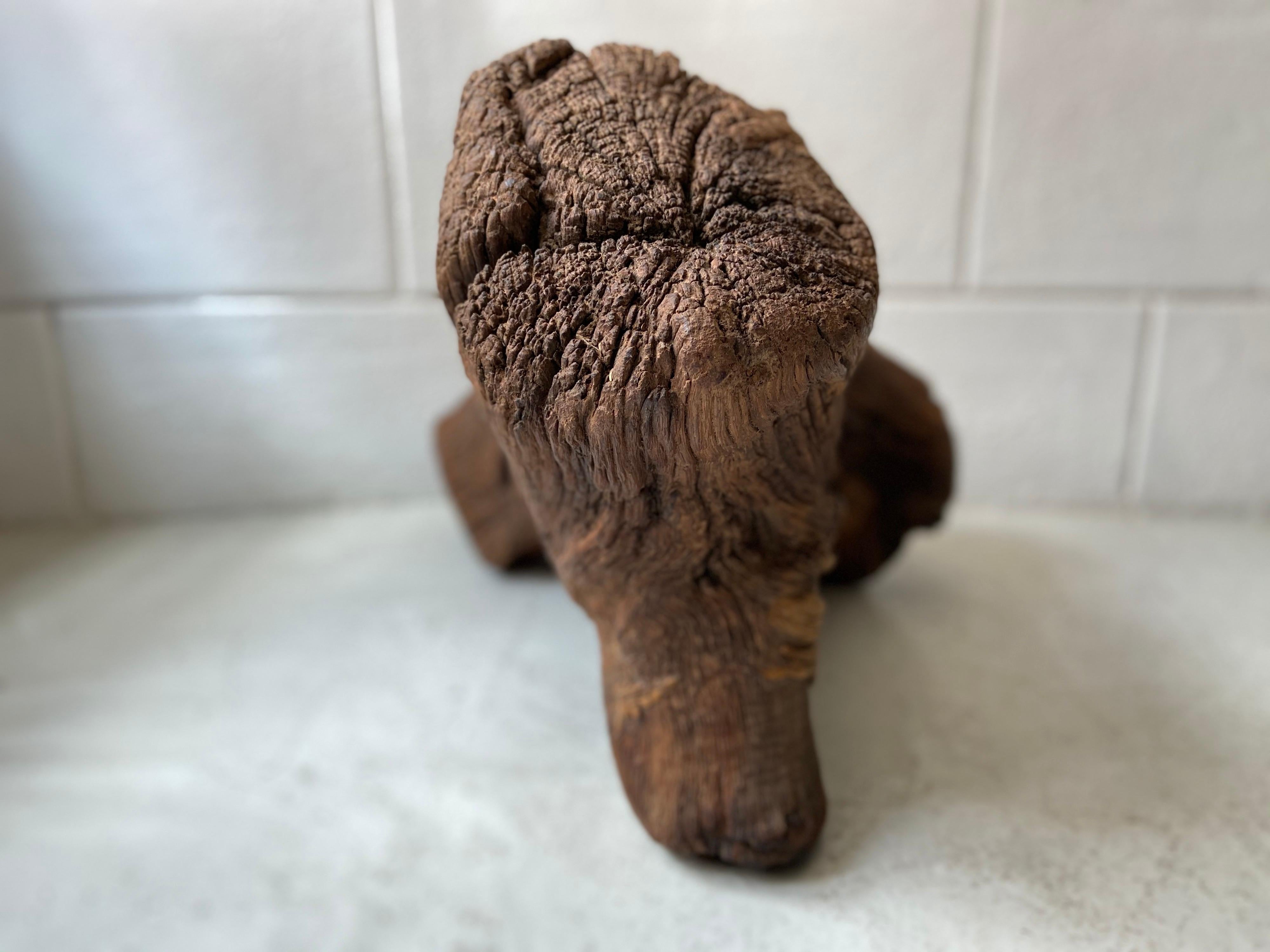 Antique Block Stool from Mexico 2
