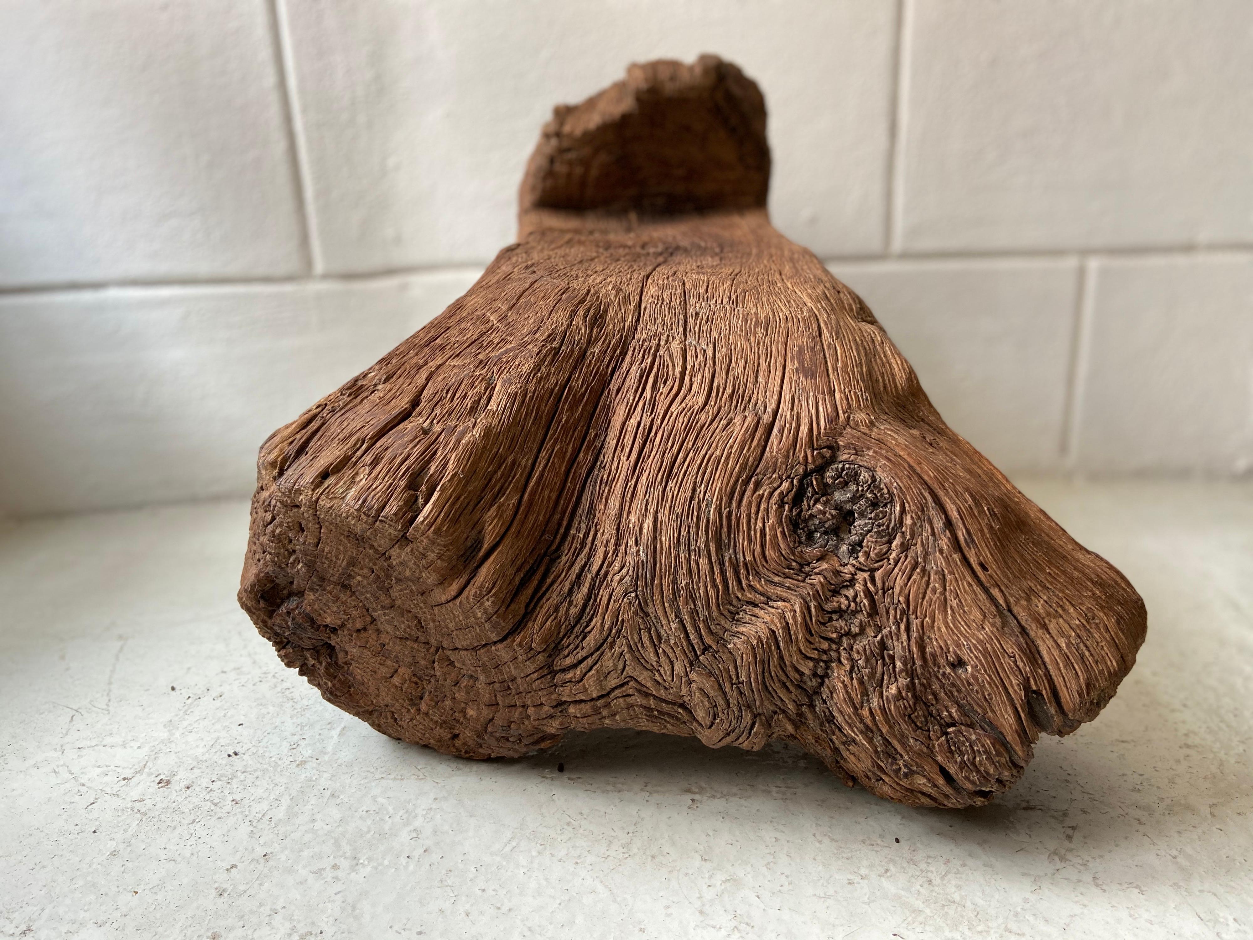 Antique Block Stool from Mexico 6