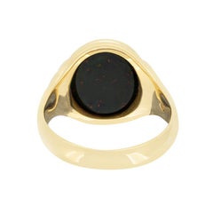 Antique Bloodstone Signet Ring, hallmarked 1919