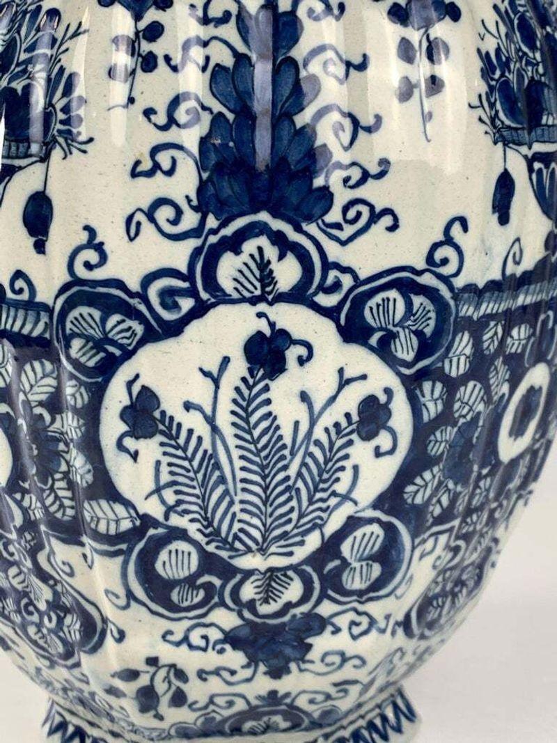 Dutch Blue and White Delft Jars and Vases Antique Grouping 18th-19th Centuries