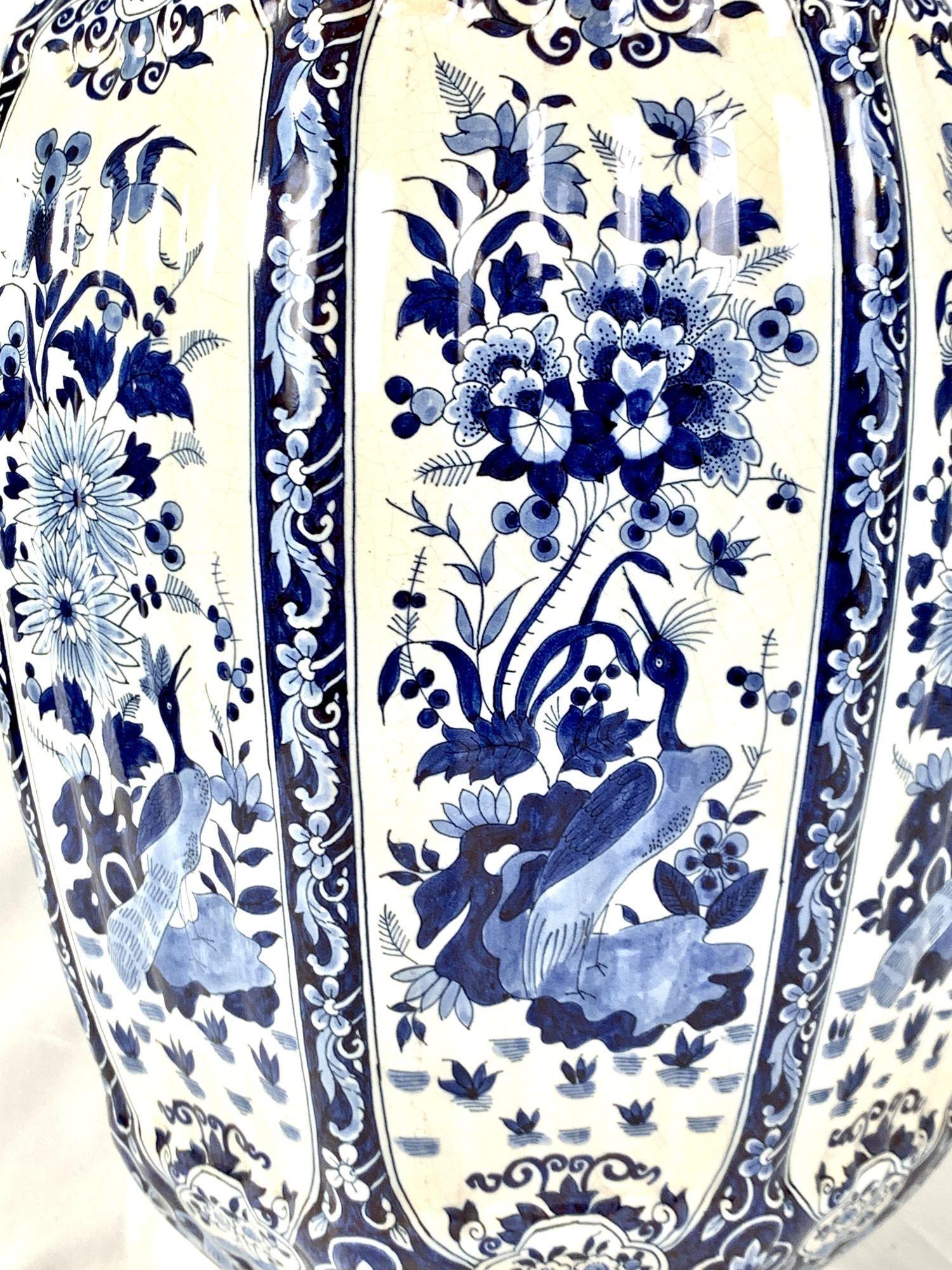 Blue and White Delft Jars and Vases Antique Grouping 18th-19th Centuries 2