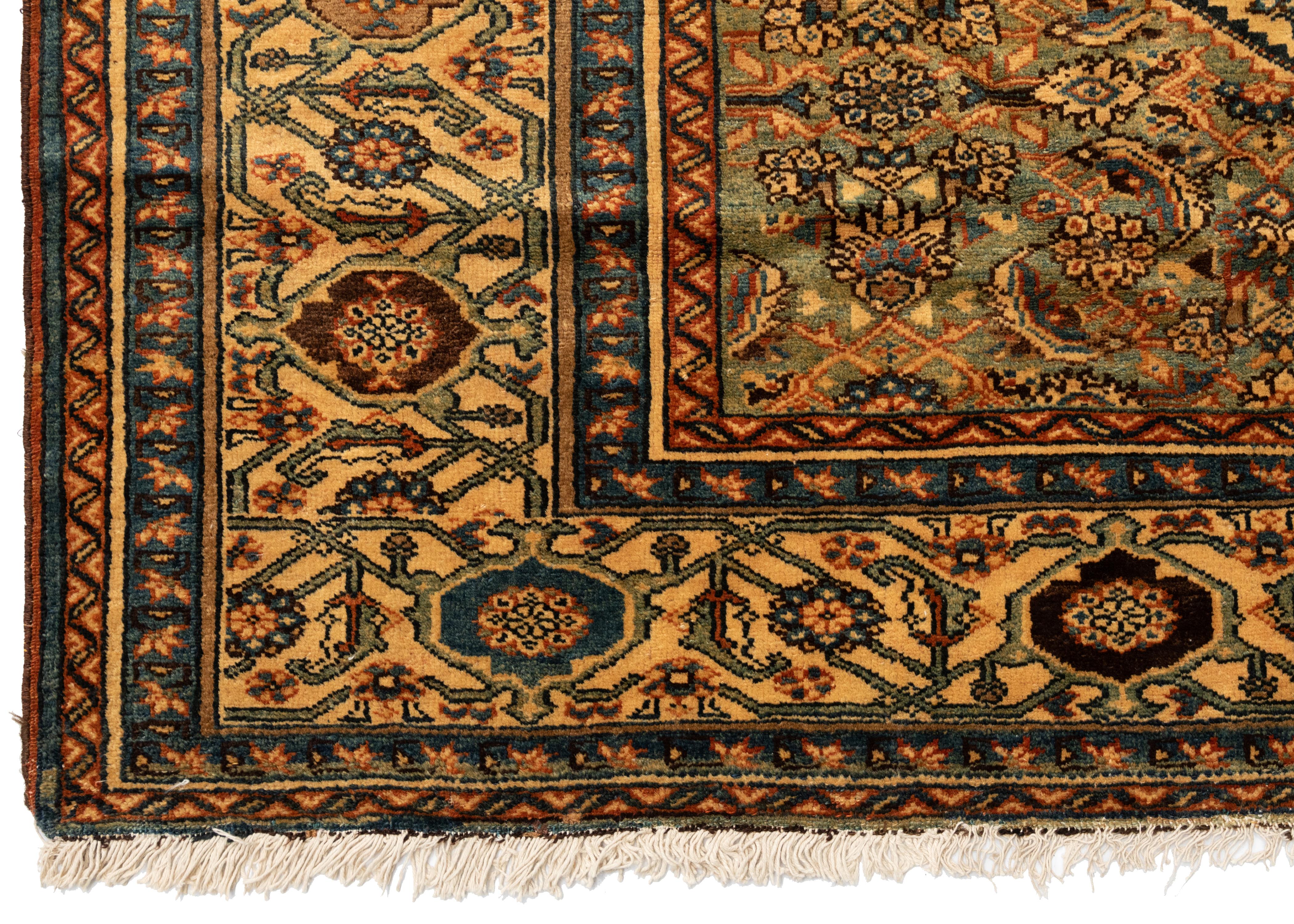 This is a fine example of an antique Malayer dating from the 1910-1920s measuring: 7.5 x 16.2 ft.

Antique Malayer rugs were woven in the small town of Malayer, located south of Hamedan on the road to Arak. The location in relation to these towns is