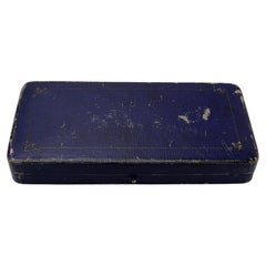 Antique Blue Jewellery Presentation Box